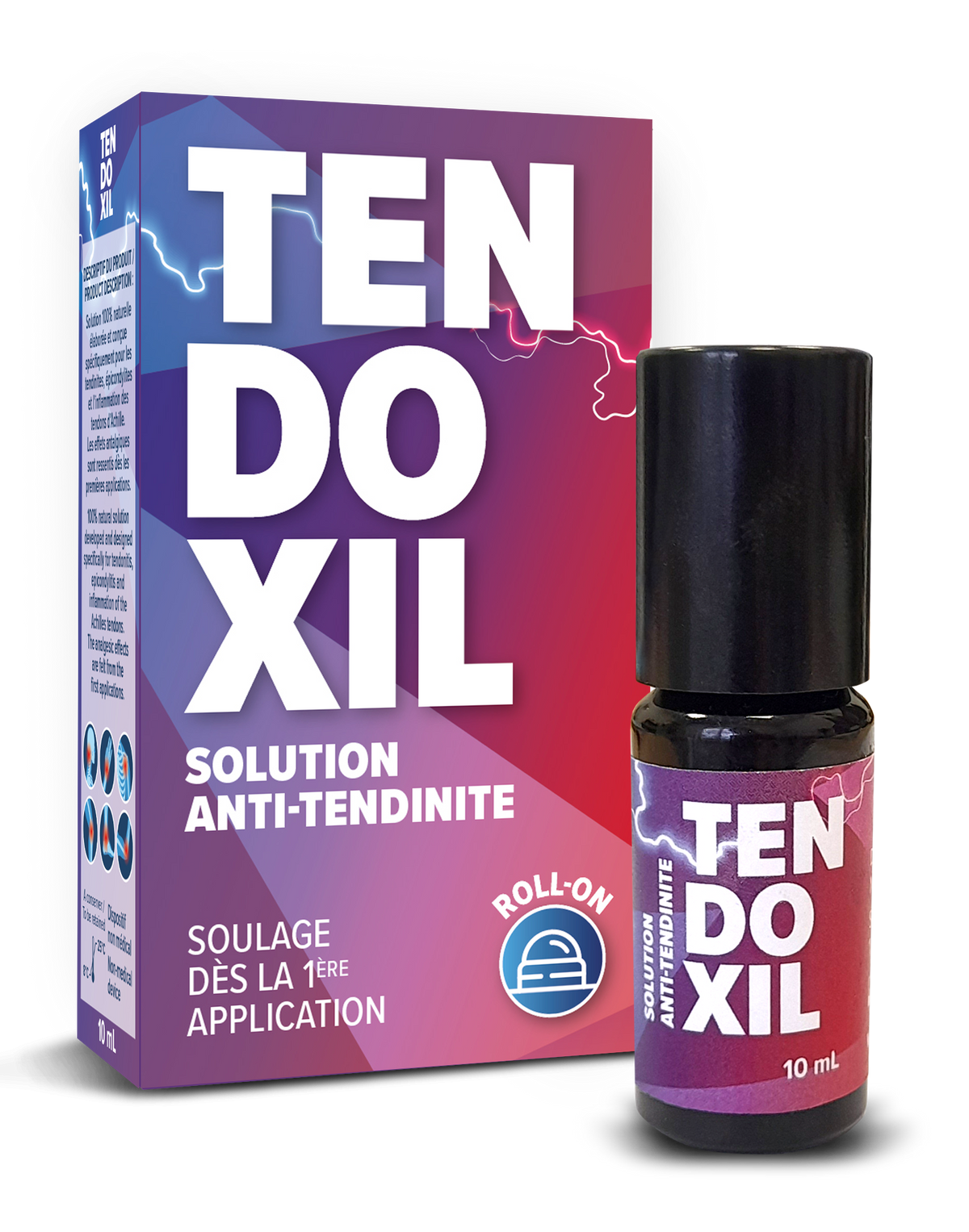 Tendoxil – Roll-on Anti-Tendinite 100% Naturel | Soulagement immédiat et en profondeur sur  les Tendinites